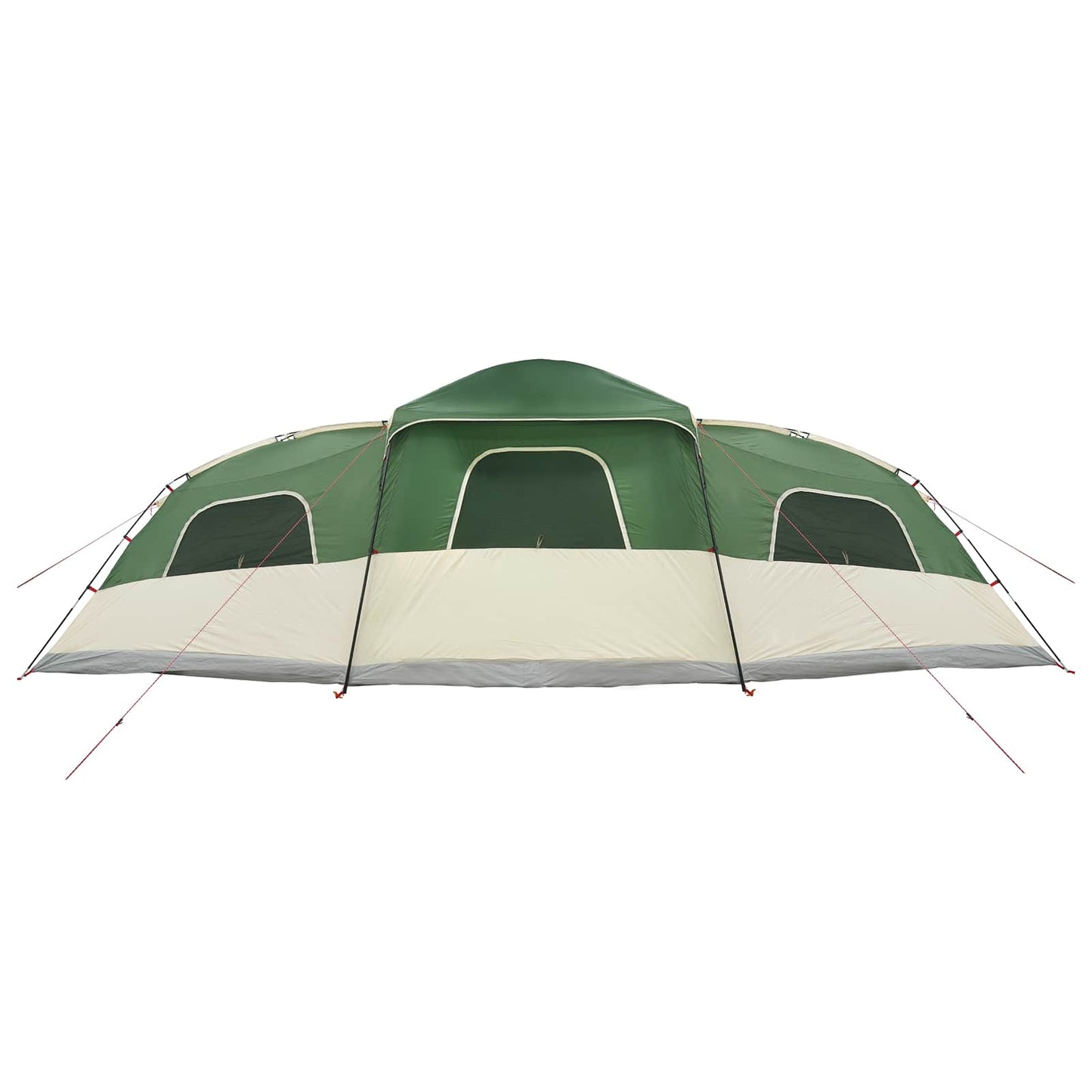 Family Tent with Rainfly Water-resistant 18-Person Green