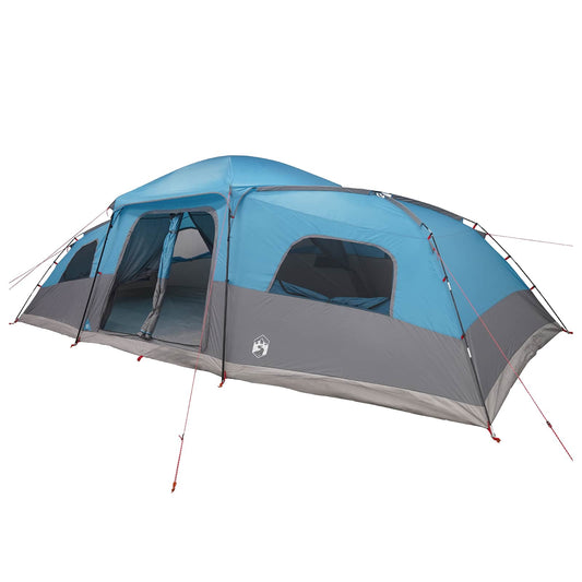 Family Tent with Rainfly Water-resistant 18-Person Blue