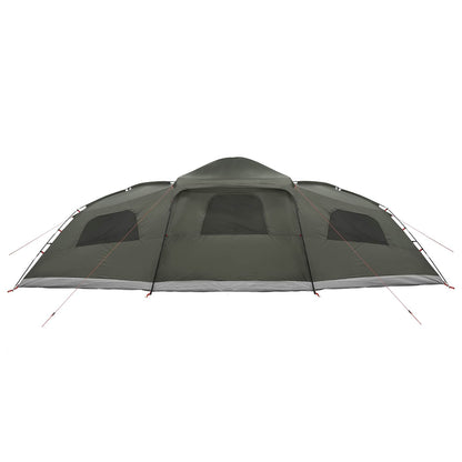 Family Tent with Rainfly Water-resistant 18-Person Army Green