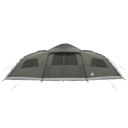 Family Tent with Rainfly Water-resistant 18-Person Army Green