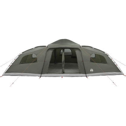 Family Tent with Rainfly Water-resistant 18-Person Army Green