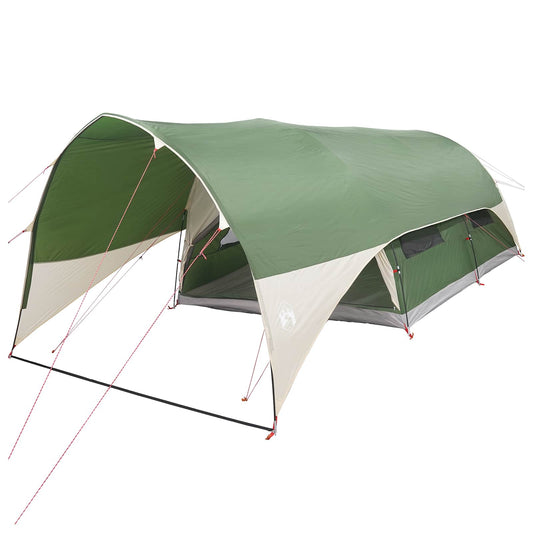 Tunnel Tent with Rainfly Water-Resistant 10-Person Green