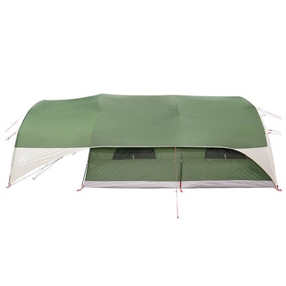 Tunnel Tent with Rainfly Water-Resistant 10-Person Green