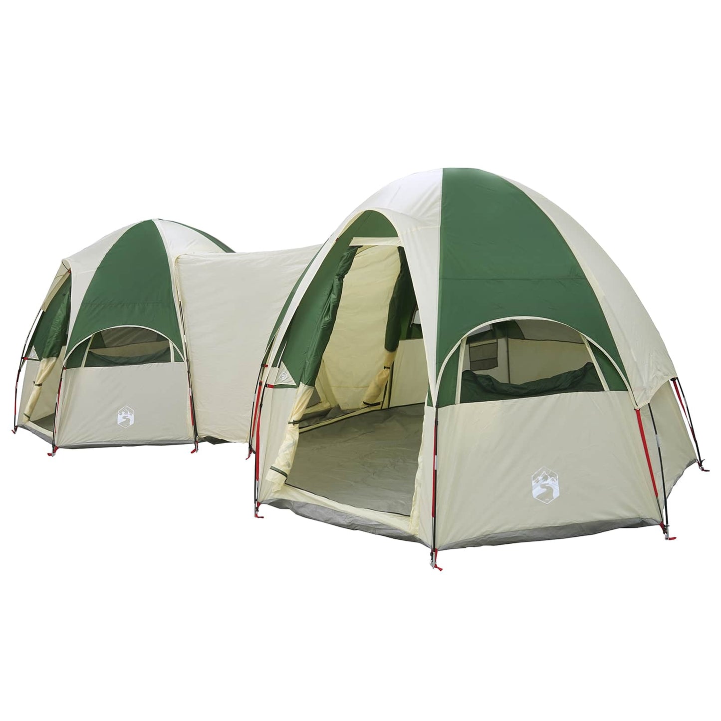 Family Tent with Rainfly Water-resistant 14-Person Green