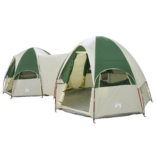 Family Tent with Rainfly Water-resistant 14-Person Green