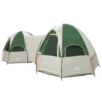 Family Tent with Rainfly Water-resistant 14-Person Green