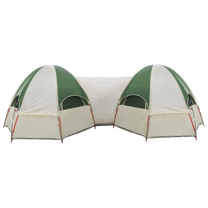 Family Tent with Rainfly Water-resistant 14-Person Green