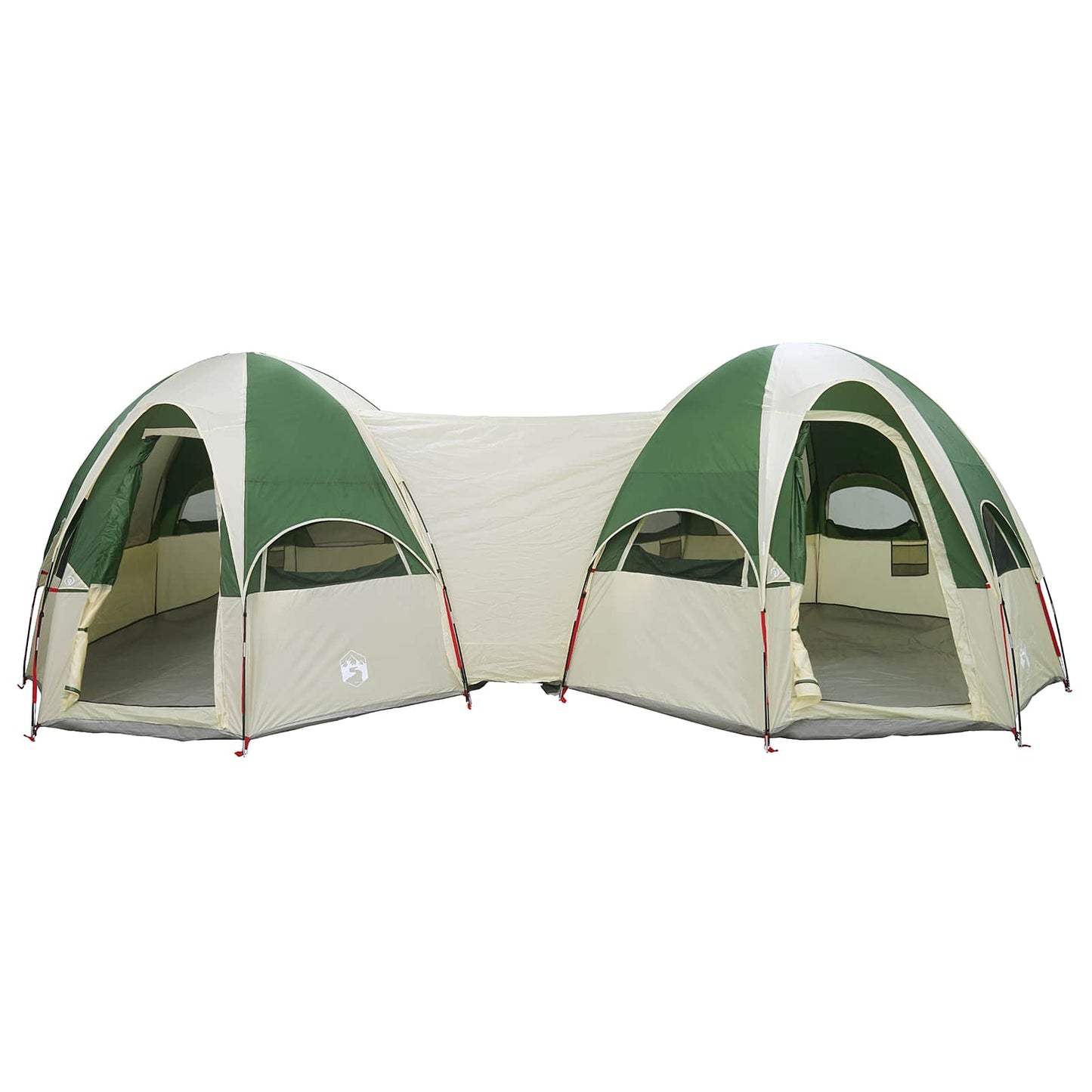 Family Tent with Rainfly Water-resistant 14-Person Green