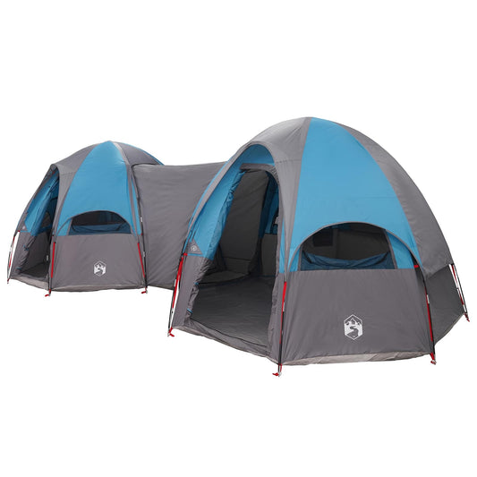 Family Tent with Rainfly Water-resistant 14-Person Blue