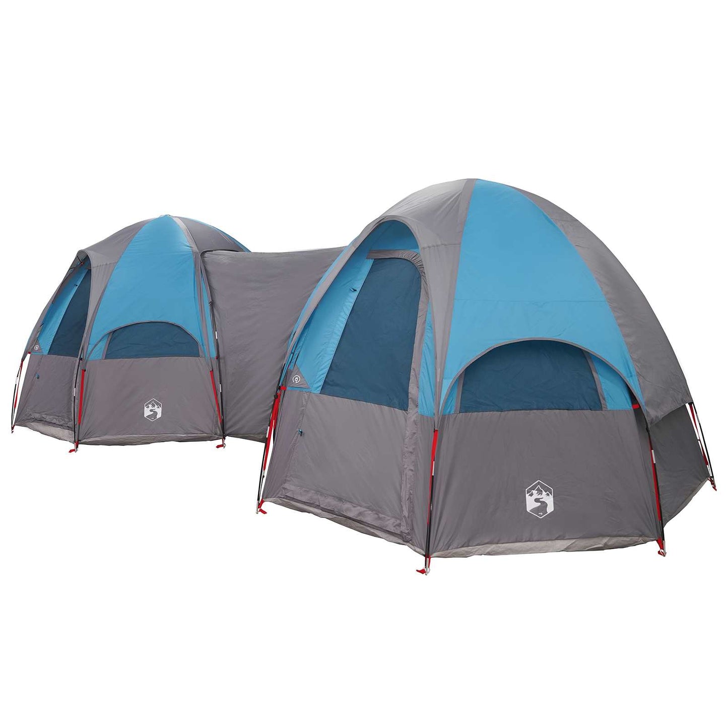 Family Tent with Rainfly Water-resistant 14-Person Blue