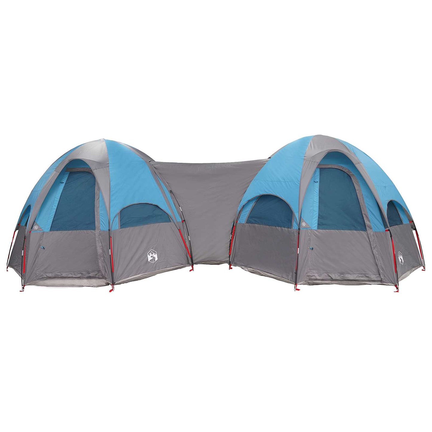 Family Tent with Rainfly Water-resistant 14-Person Blue