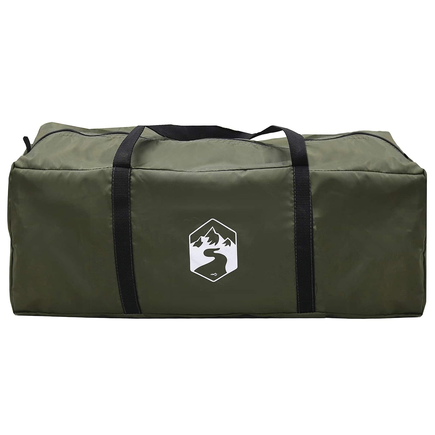 Family Tent with Rainfly Water-resistant 14-Person Army Green