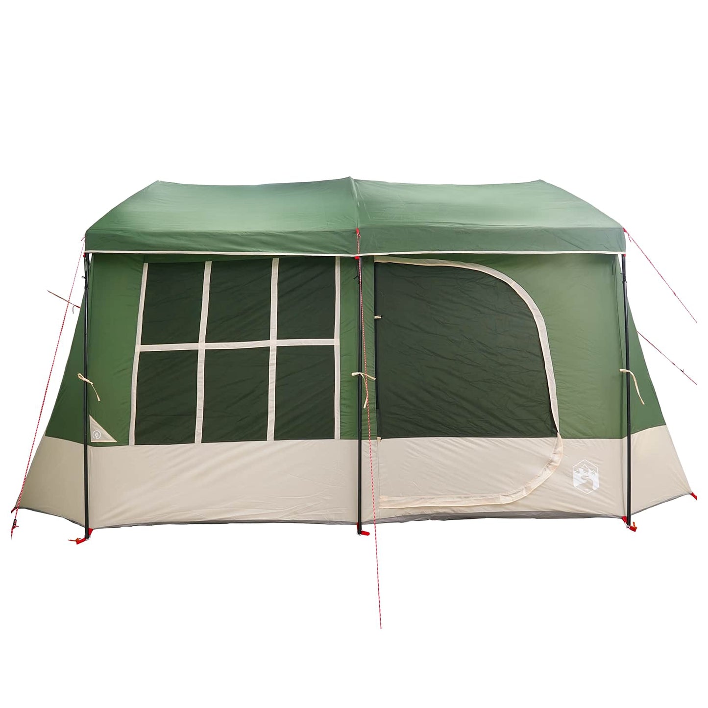Family Tent with Rainfly Water-resistant 9-Person Green