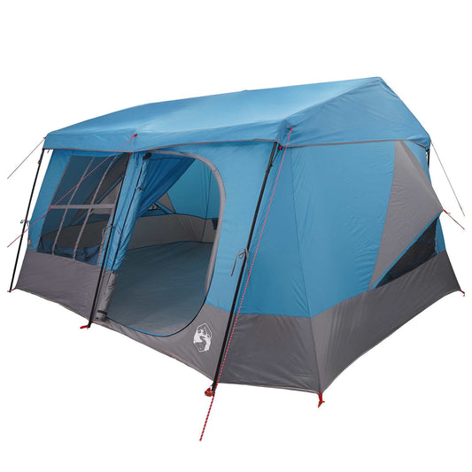Family Tent with Rainfly Water-resistant 9-Person Blue
