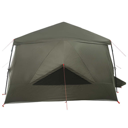 Family Tent with Rainfly Water-resistant 9-Person Army Green
