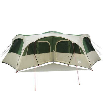 Family Tent with Rainfly Water-resistant 6-Person Green