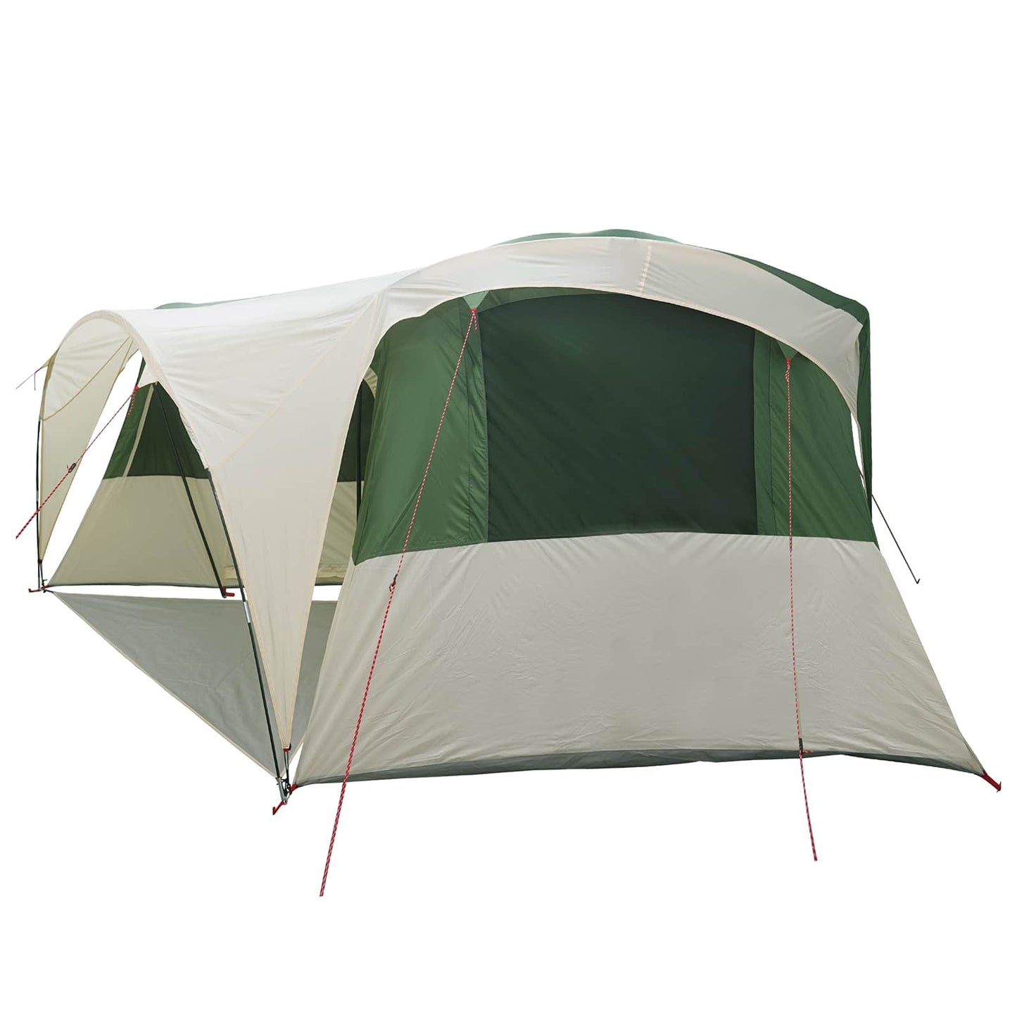 Family Tent with Rainfly Water-resistant 6-Person Green