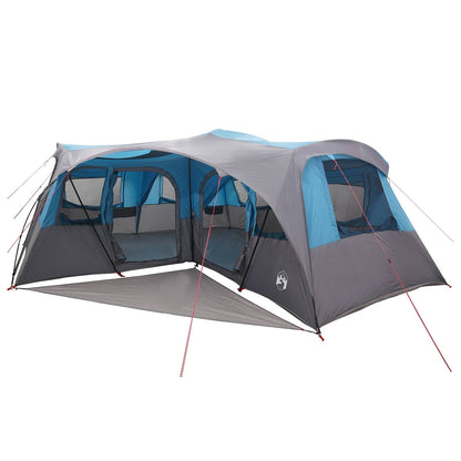Family Tent with Rainfly Water-resistant 6-Person 6-Person Blue