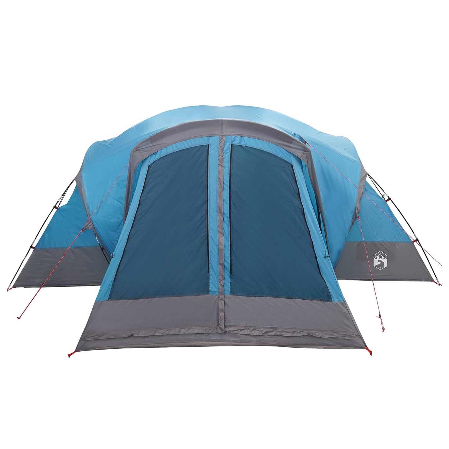 Cabin Tent with Rainfly Water-Resistant 10-Person Blue