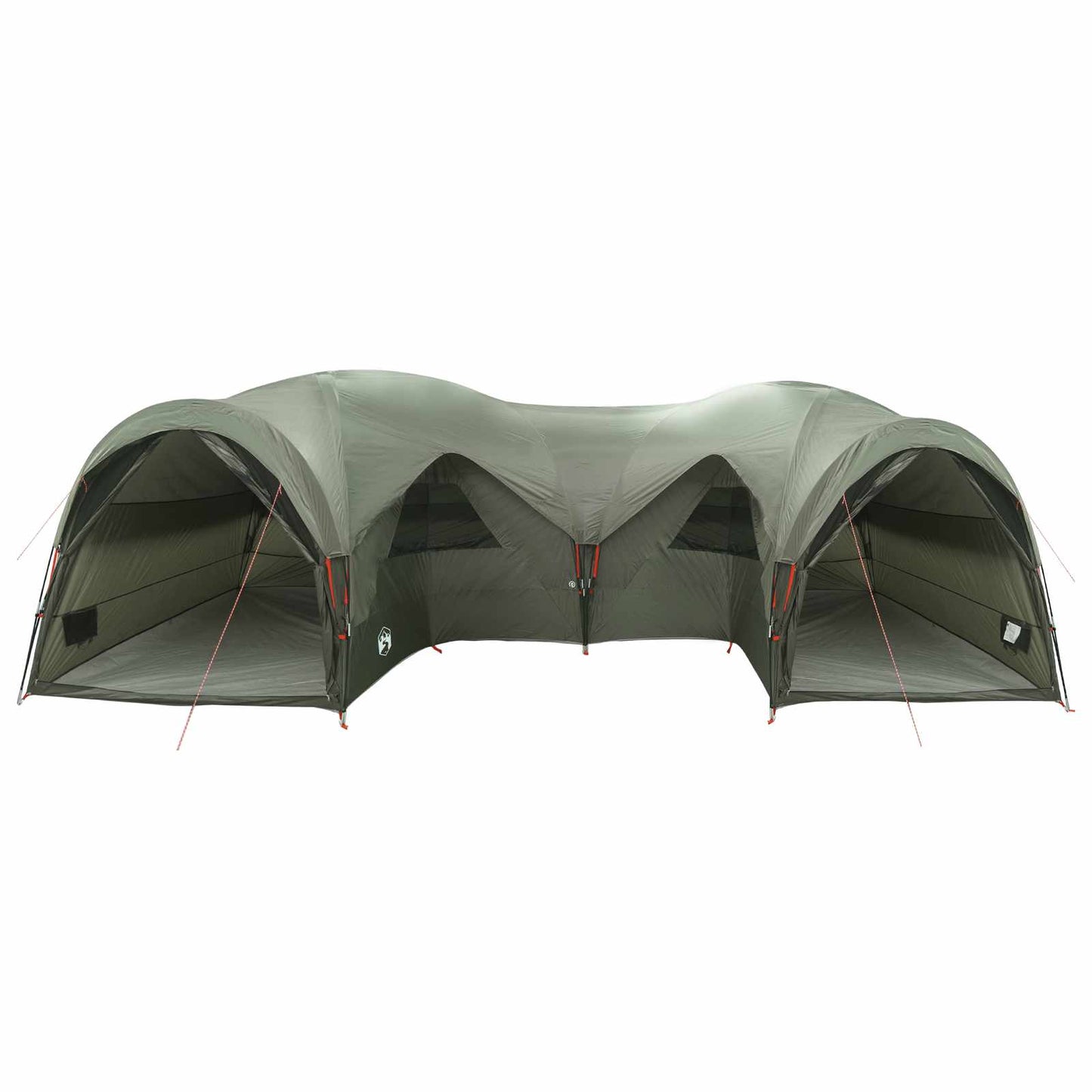 Family Tent with Rainfly Water-resistant 5-Person Army Green