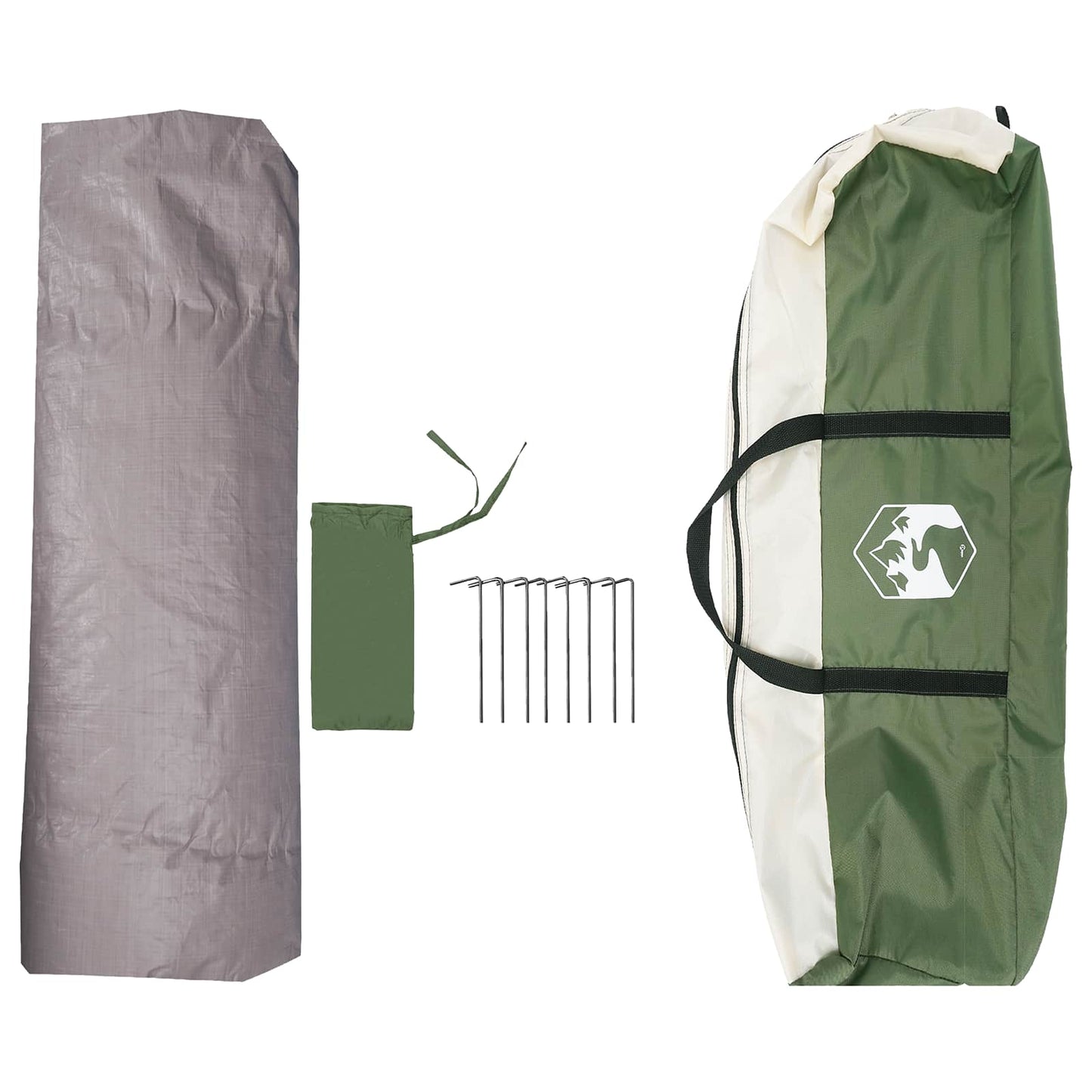 Instant Tent Water-resistant 2-Person Green