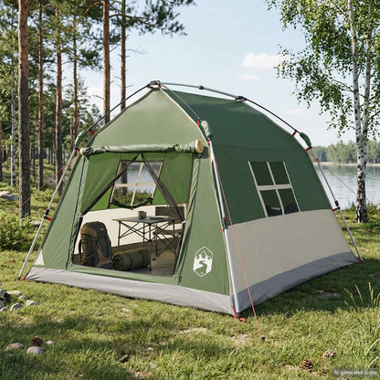 Instant Tent Water-resistant 2-Person Green