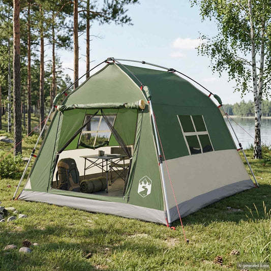 Instant Tent Water-resistant 2-Person Green