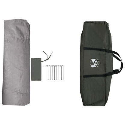 Instant Tent Water-resistant 3-Person Army Green