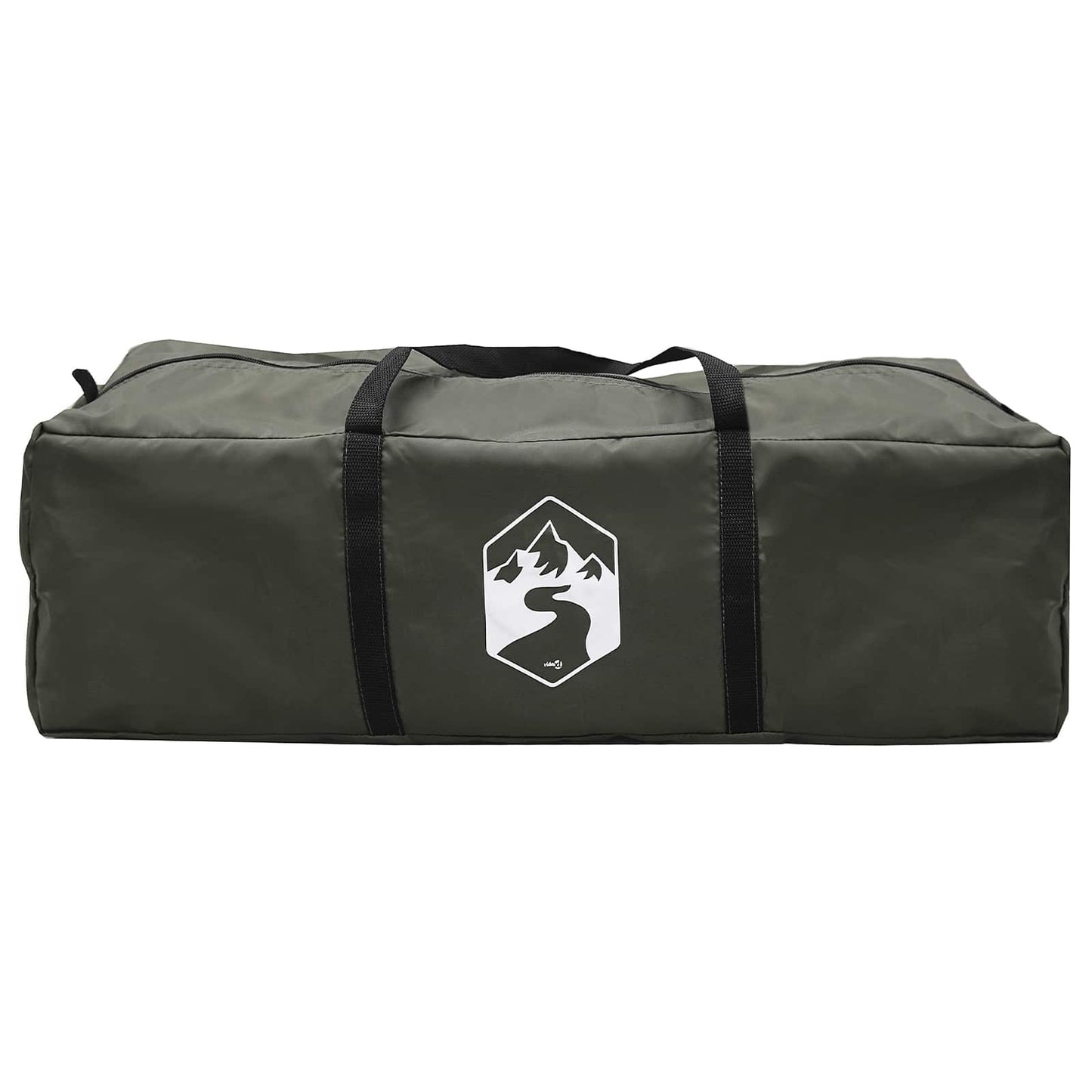 Instant Tent with Rainfly Water-Resistant 3-Person Army Green