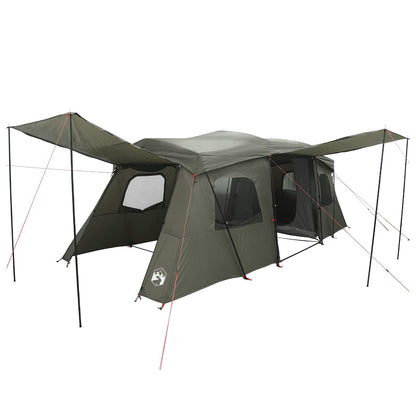 Instant Tent with Rainfly Water-Resistant 3-Person Army Green