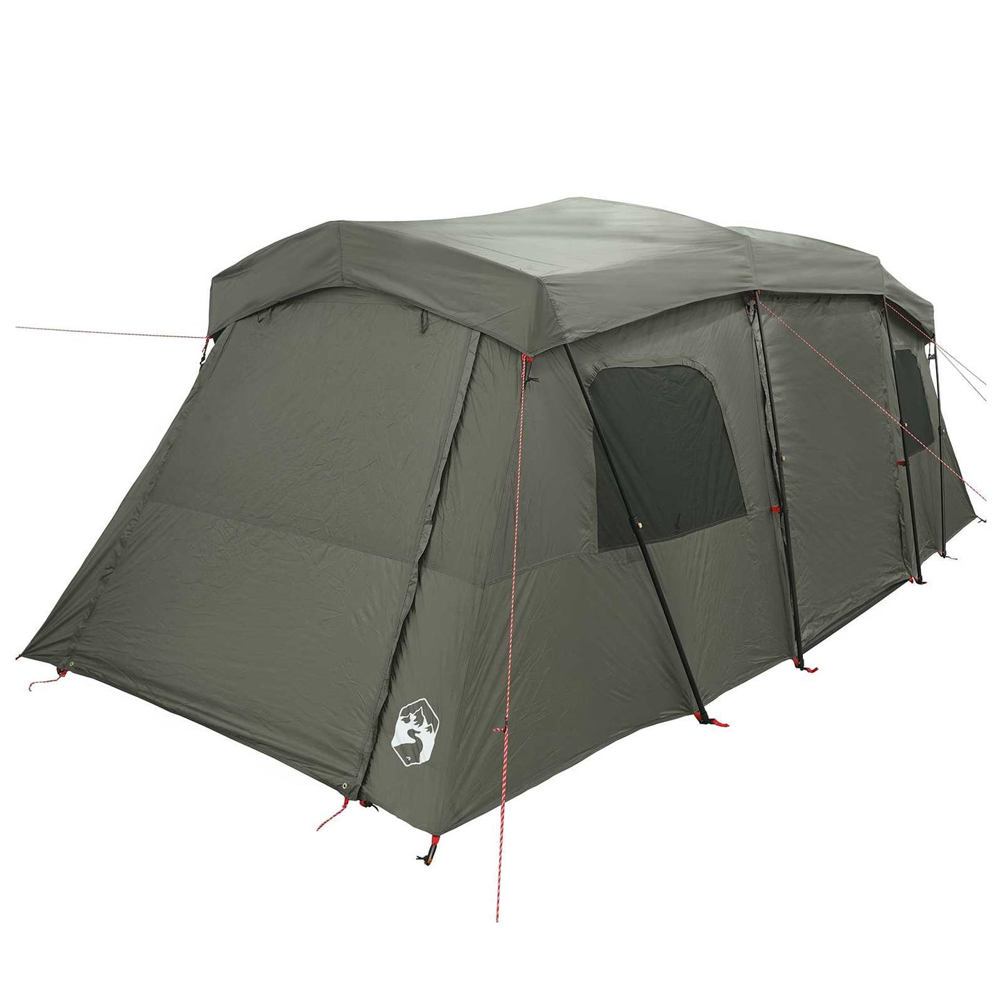 Instant Tent with Rainfly Water-Resistant 3-Person Army Green