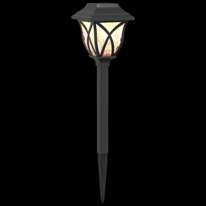 Outdoor Solar Lights with Ground Spike 6 pcs Warm White 42 cm