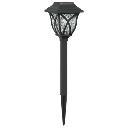 Outdoor Solar Lights with Ground Spike 24 pcs Warm White 42 cm