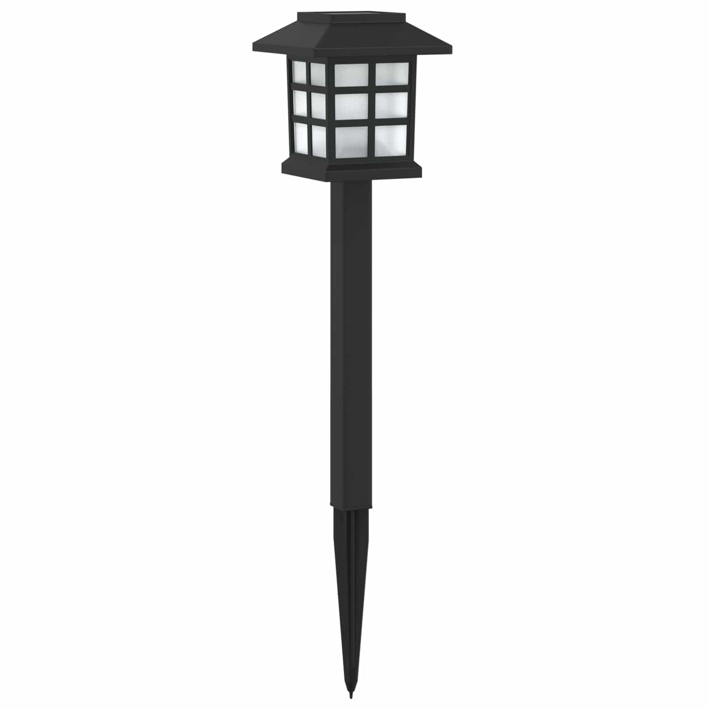 Outdoor Solar Lights with Ground Spike 12 pcs Warm White PP