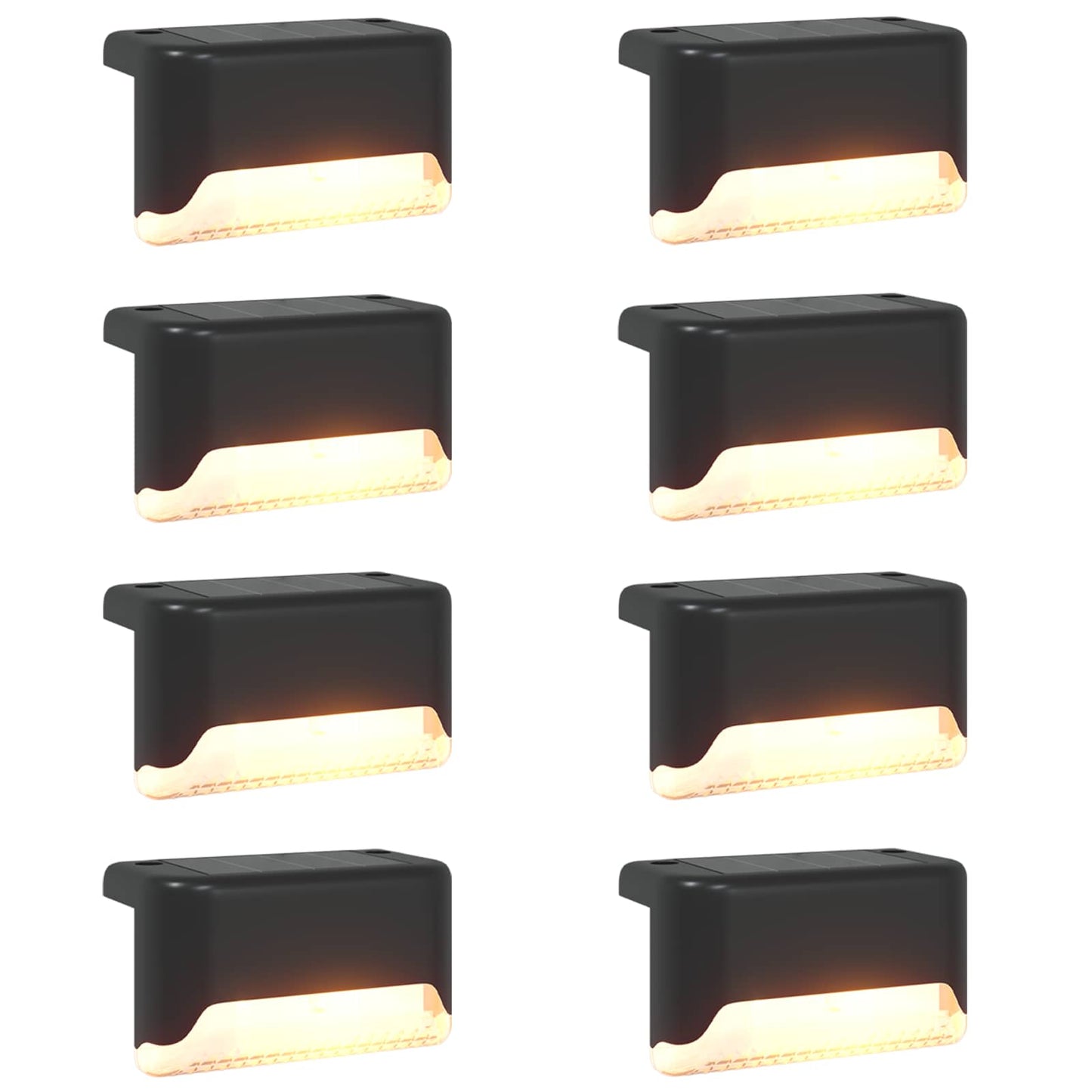 Outdoor Solar Lights with Ground Spike 8 pcs Warm White 4.5 cm