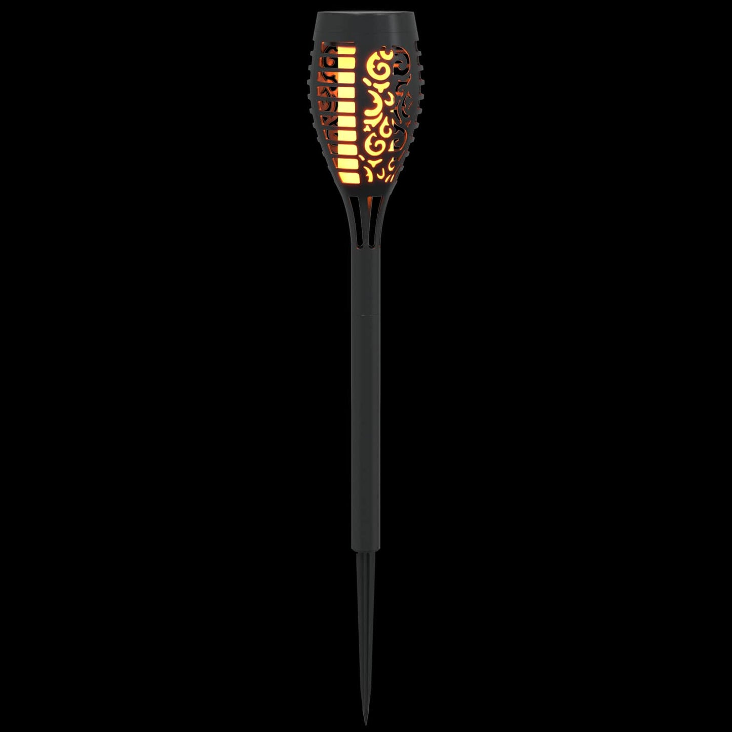 Outdoor Solar Lights with Ground Spike 12 pcs Warm White ABS