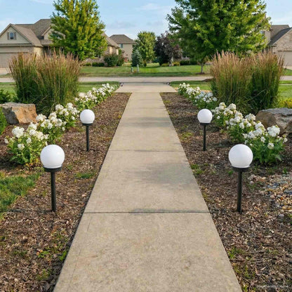 Outdoor Solar Lights with Ground Spike 4 pcs Warm White 38.5 cm