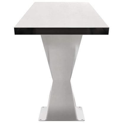 Pool Waterfall Stainless Steel 63.5 x 29 x 51 cm Silver