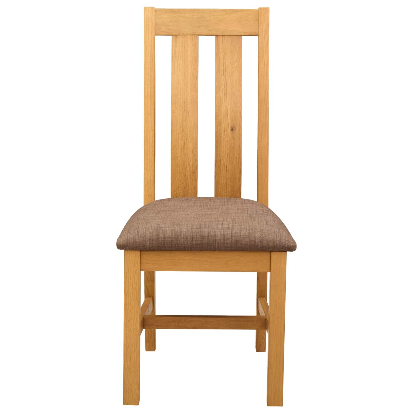 Dining Chair 2 pcs Solid Oak Wood Grey 45 x 54 x 100 cm