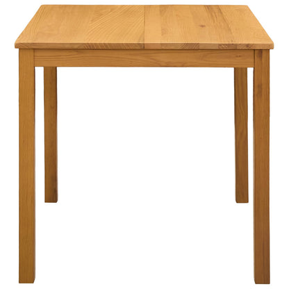 Dining Table 75 x 75 x 75.5 cm Solid Oak Wood Natural Square