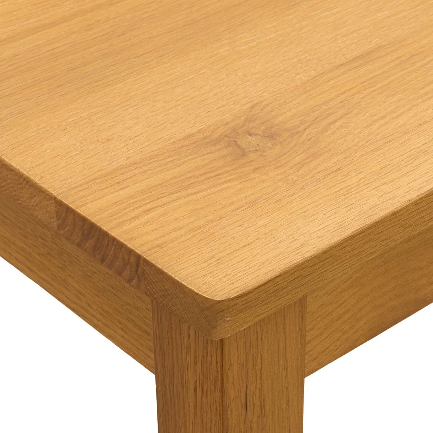 Dining Table 110 x 75 x 75 cm Solid Oak Wood Natural