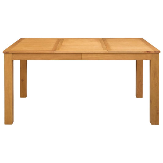 Dining Table 150 x 85 x 75 cm Solid Oak Wood Natural