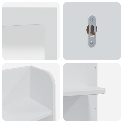 Dressing Table Set FAUSKE 3 pcs White 76 x 50 x 143 cm