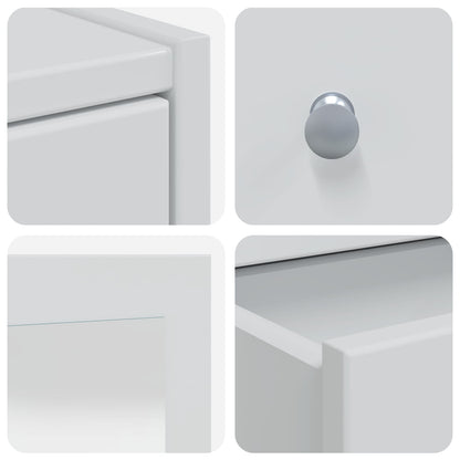 Dressing Table Set FAUSKE 4 pcs White 100 x 50 x 143 cm