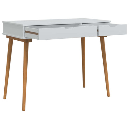 Dressing Table Set FAUSKE 3 pcs White 100 x 50 x 103.5 cm