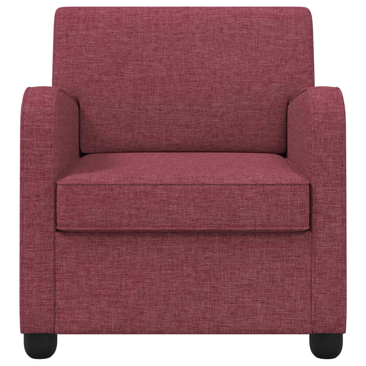Armchair Wine Red Fabric