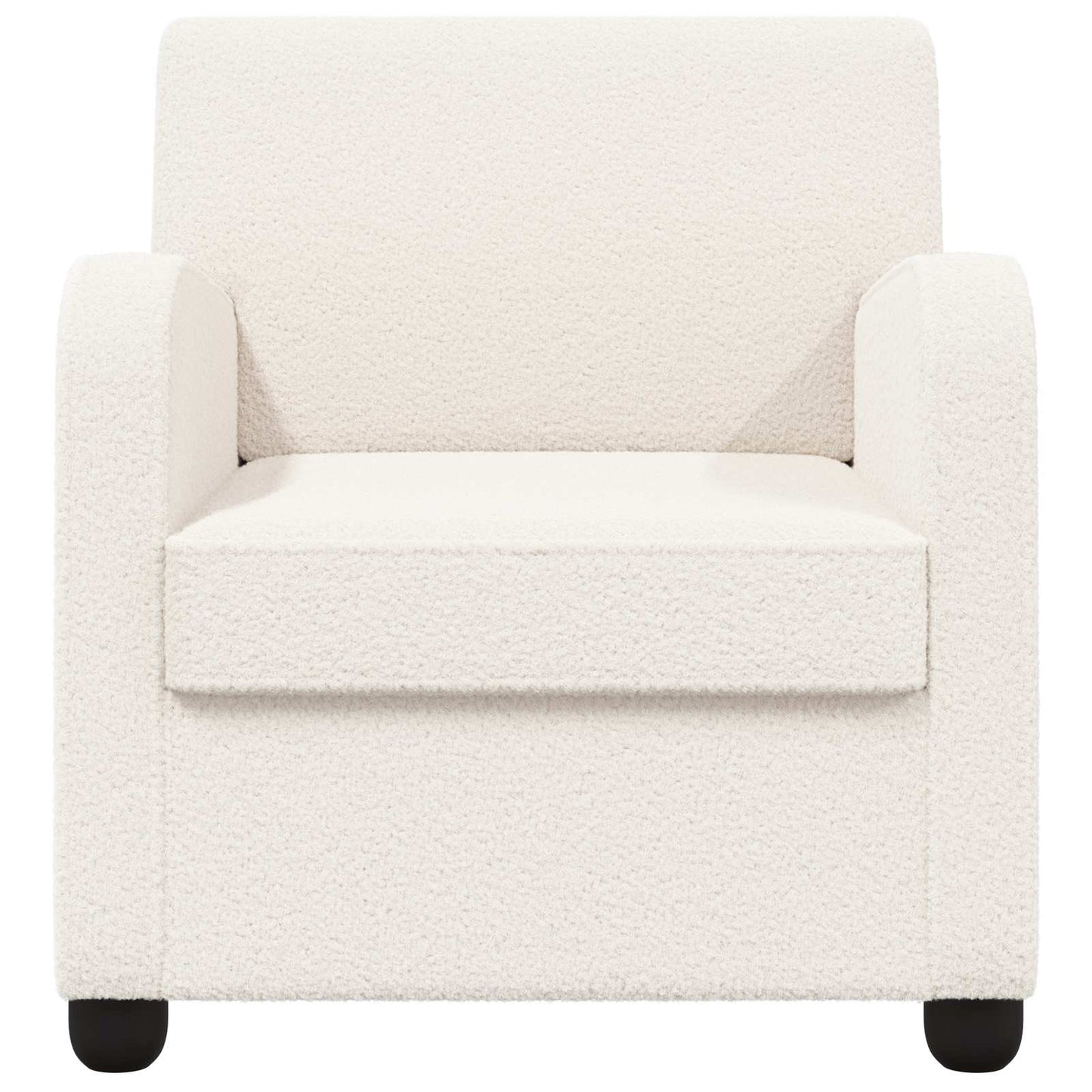 Armchair Cream Faux Lamb Fleece