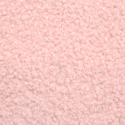 Armchair Pink Faux Lamb Fleece