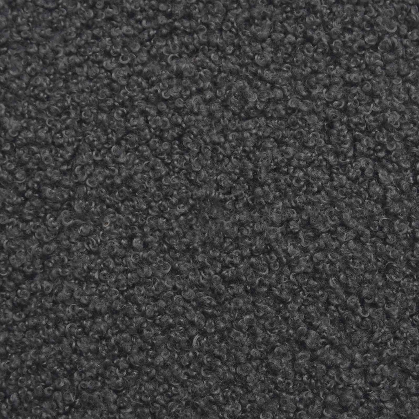 Armchair Dark Grey Faux Lamb Fleece