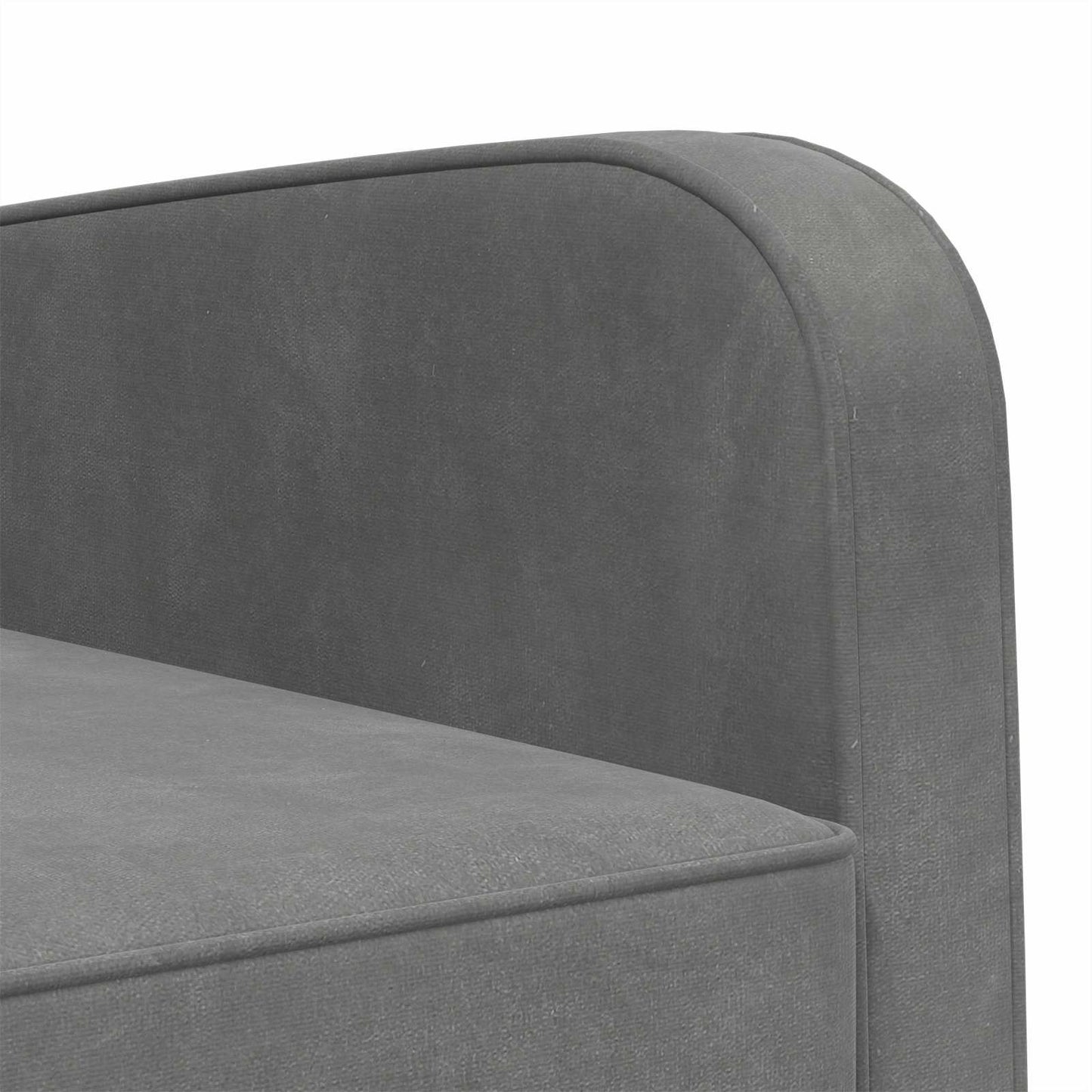 Armchair Dark Grey Velvet